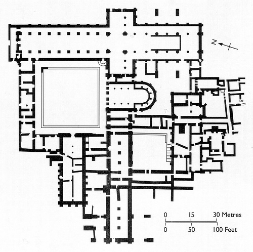 Rievaulx Abbey Map